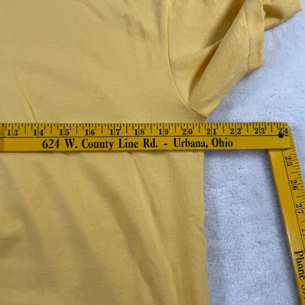 Polo‎ Ralph Lauren Mens Classic Fit Crewneck T-Shirt Yellow Blue Pony Small NWT